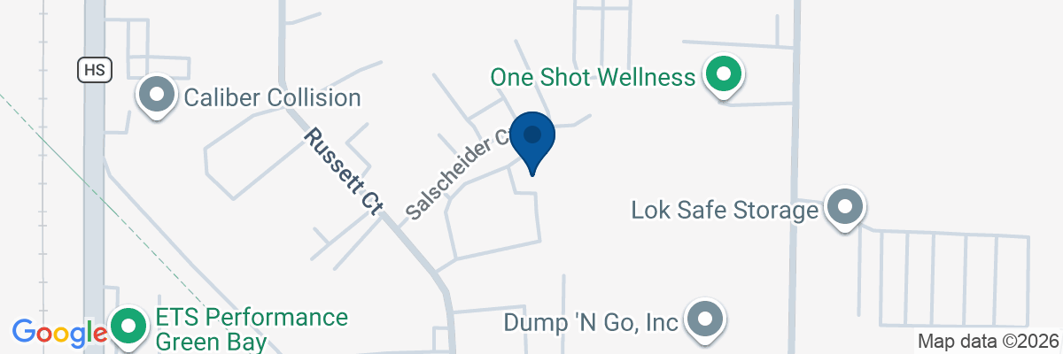 Map showing facility locations