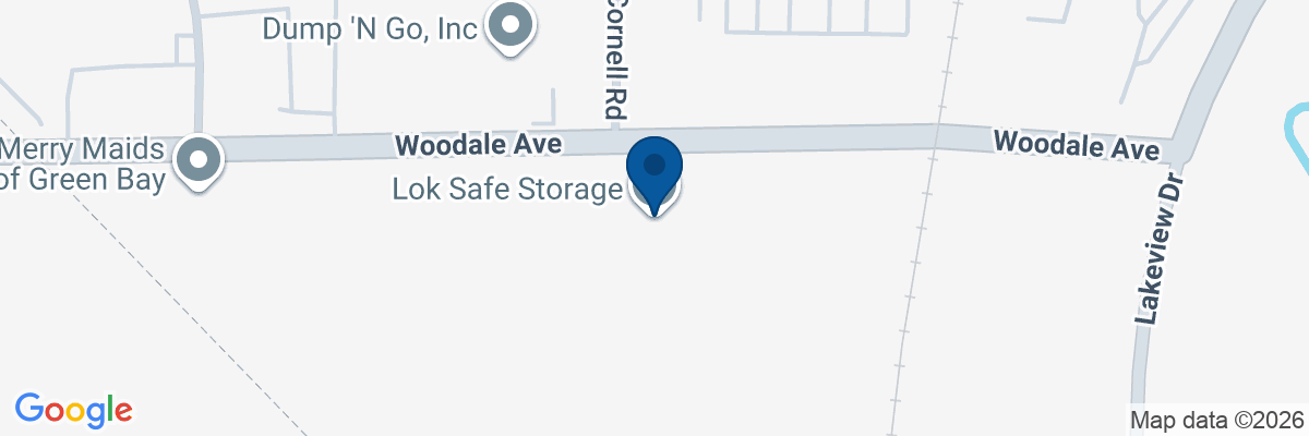 Map showing facility locations