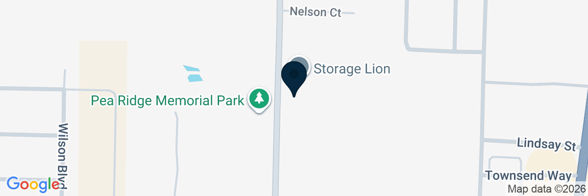 Map showing facility locations