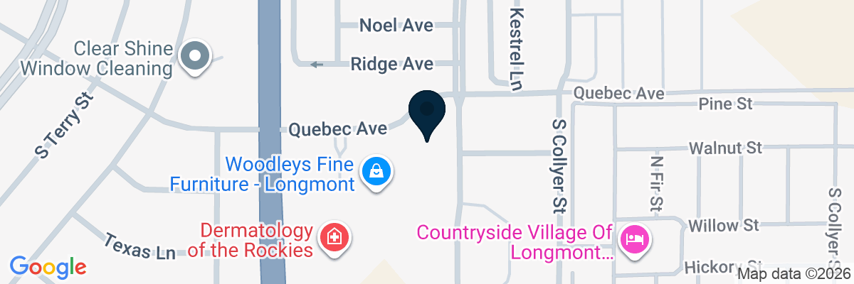 Map showing facility locations