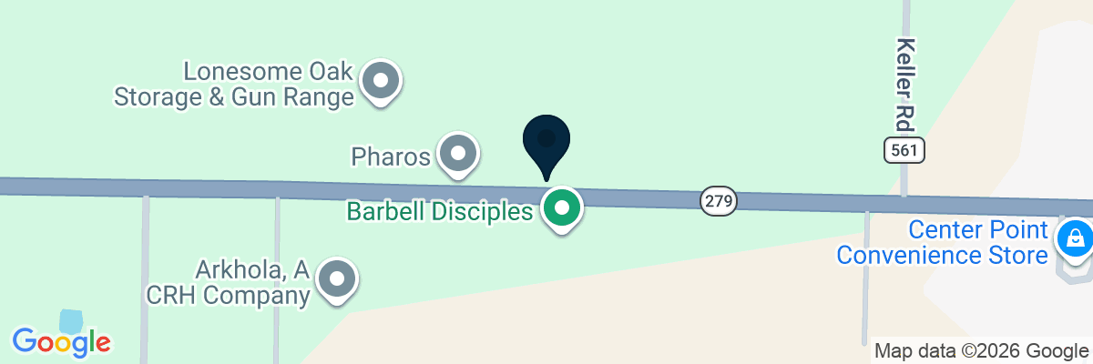 Map showing facility locations