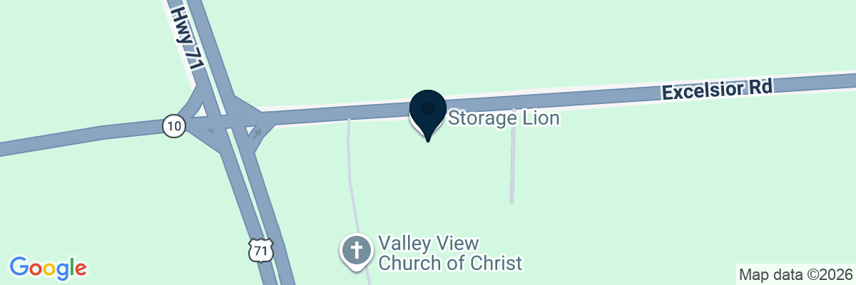 Map showing facility locations