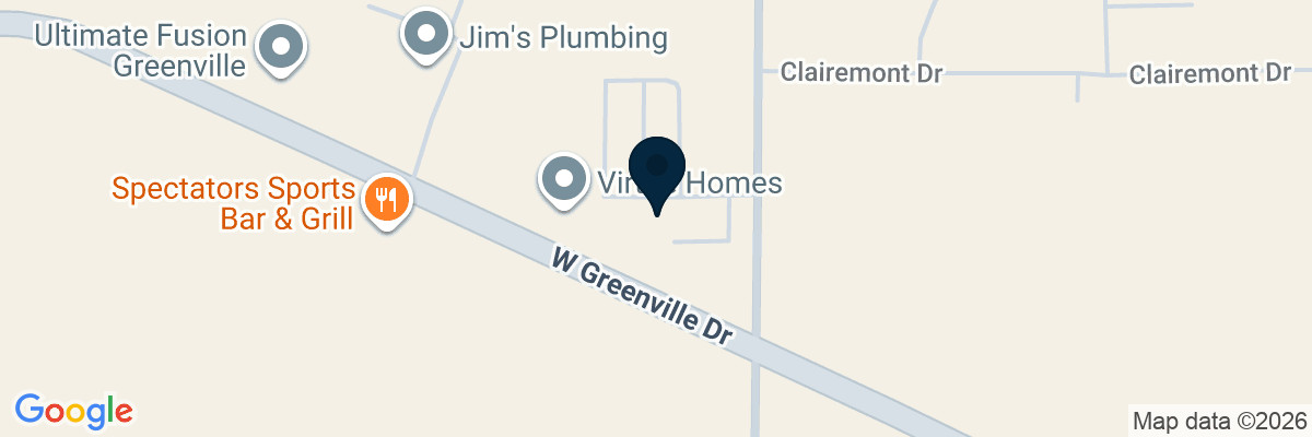 Map showing facility locations