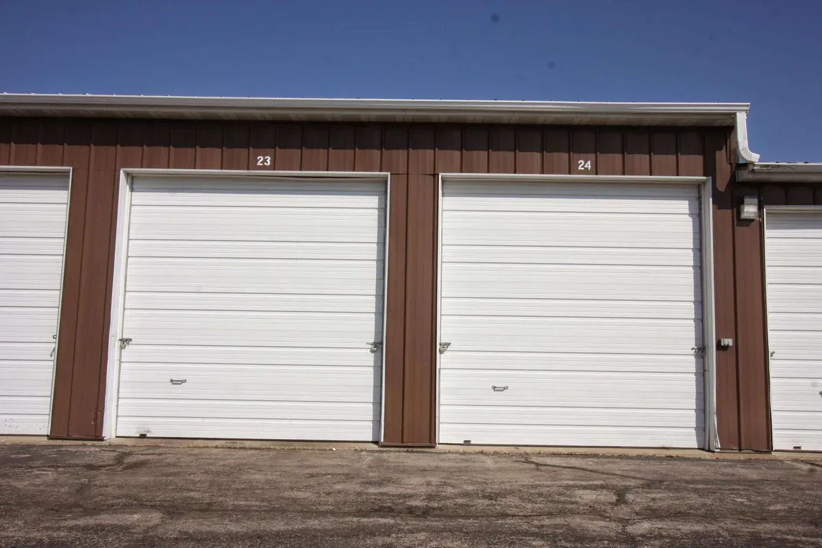 Boat rv camper enclosed drive up self storage unit
