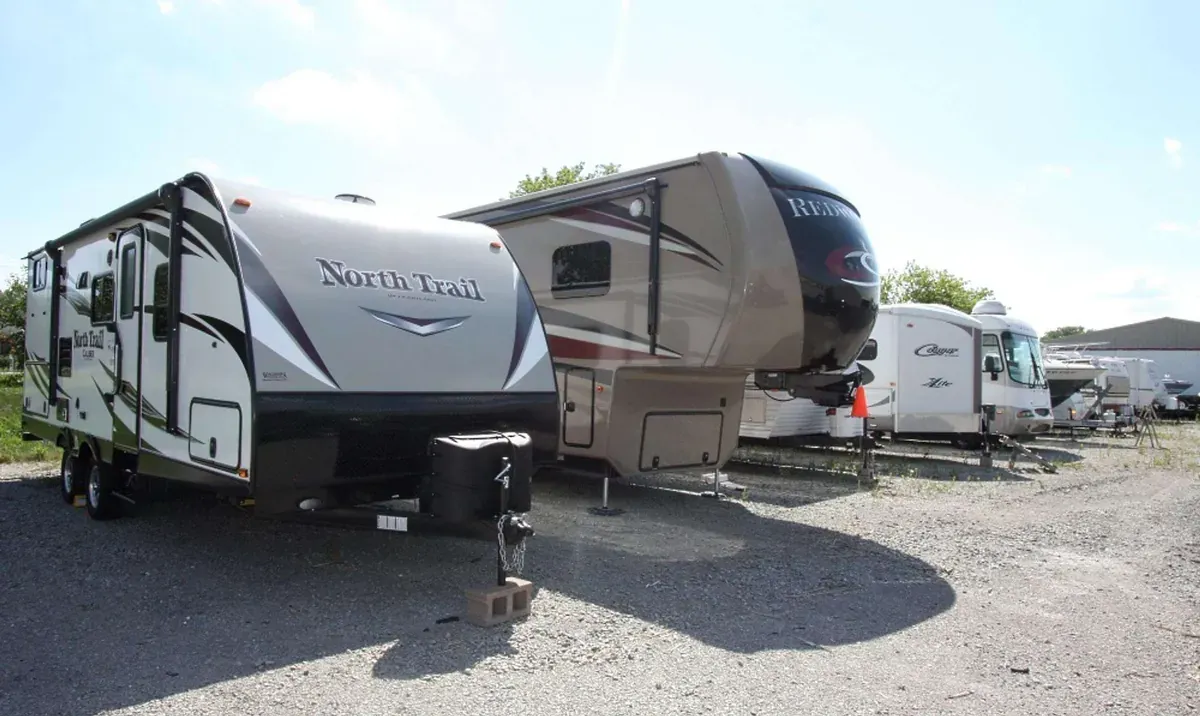Boat rv camper parking