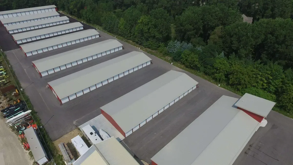 Drive up self storage buildings