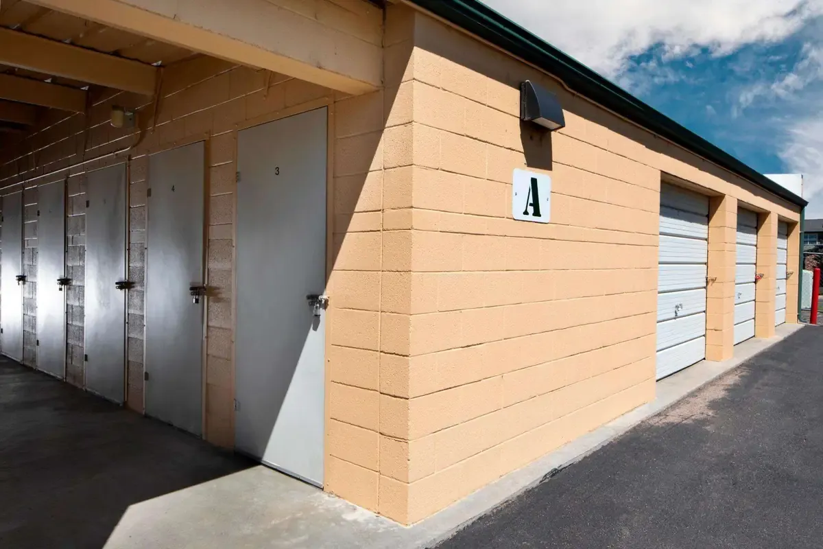 Drive up self storage units