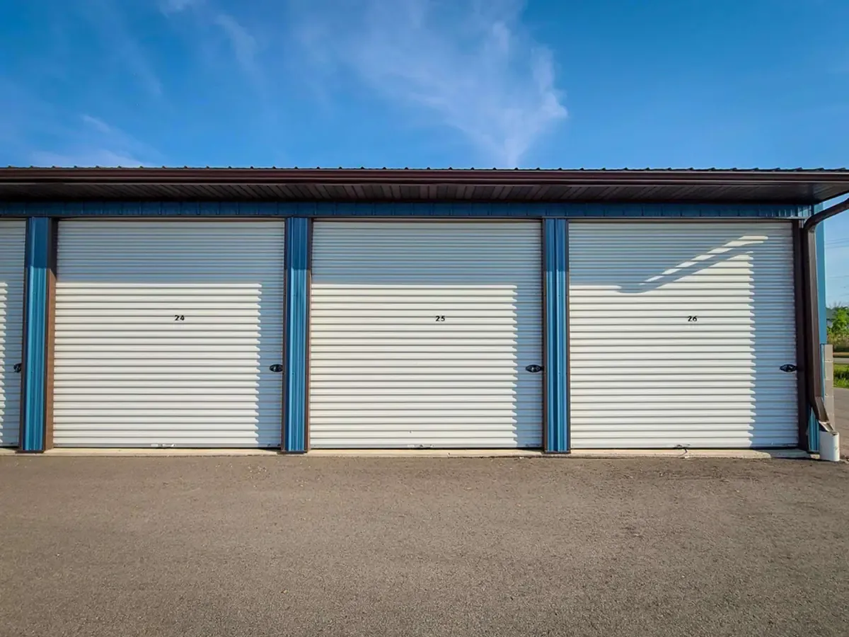 Easy access drive up self storage units