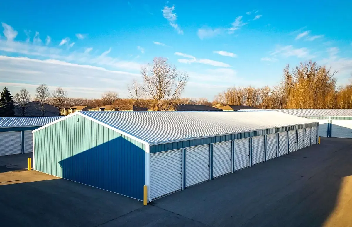 Multiple drive up self storage buildings