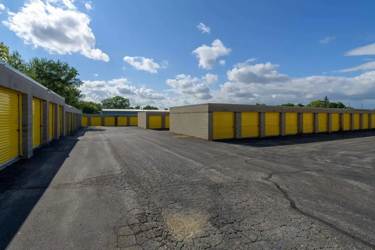 Multiple drive up self storage buildings