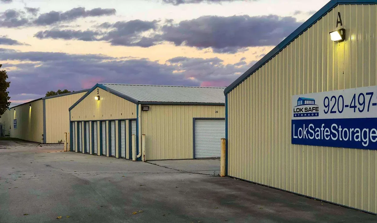 Multiple drive up self storage buildings