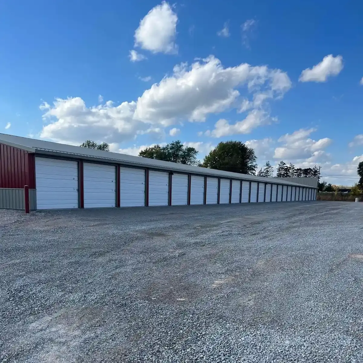 Multiple drive up self storage units