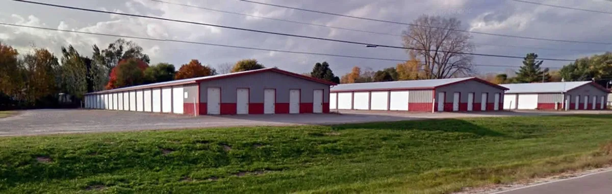Multiple easy access drive up self storage buildings