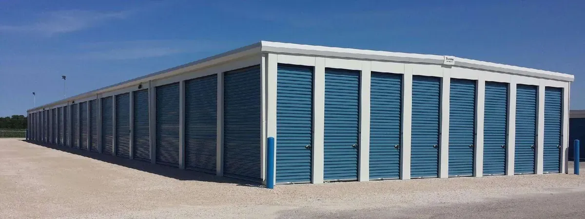 Multiple easy access drive up self storage units