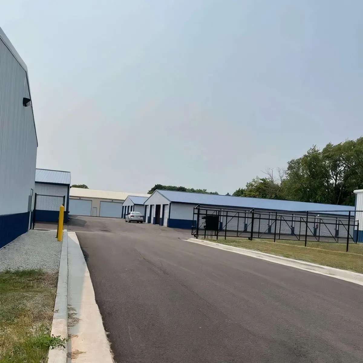 Secure gated access at self storage facility