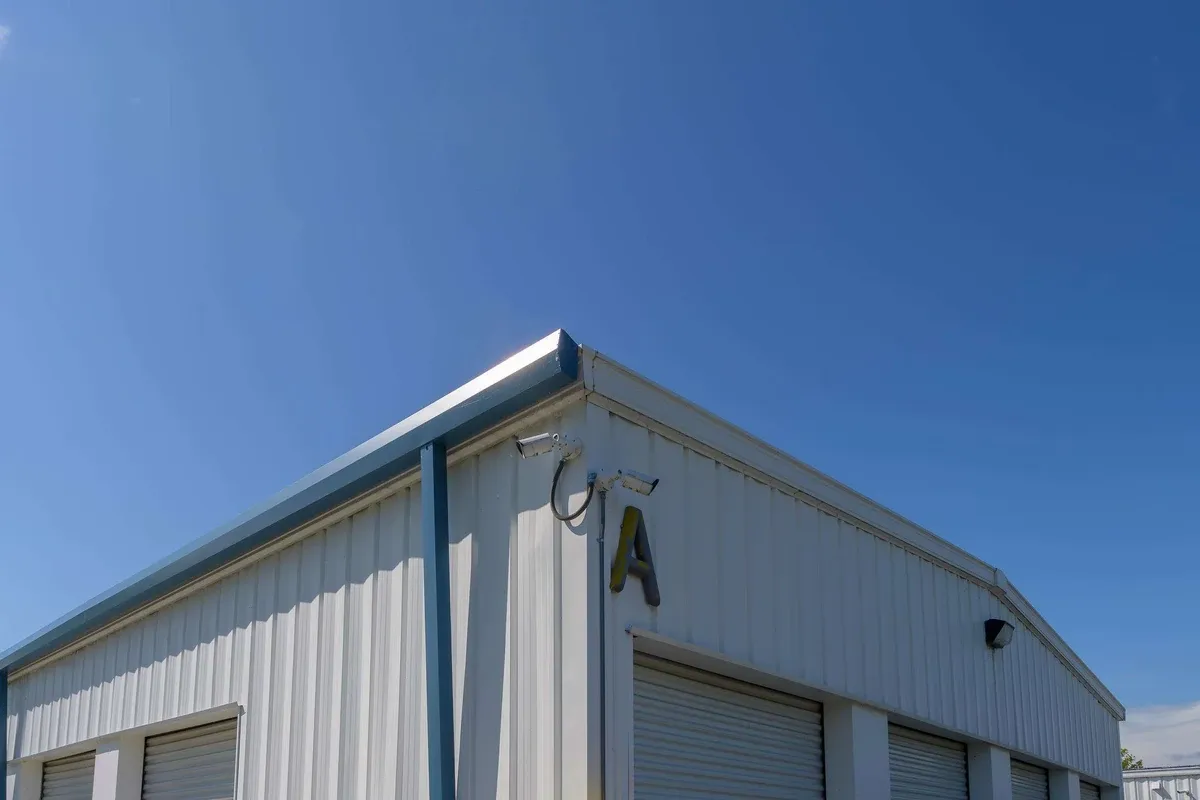 Security cameras at self storage facility