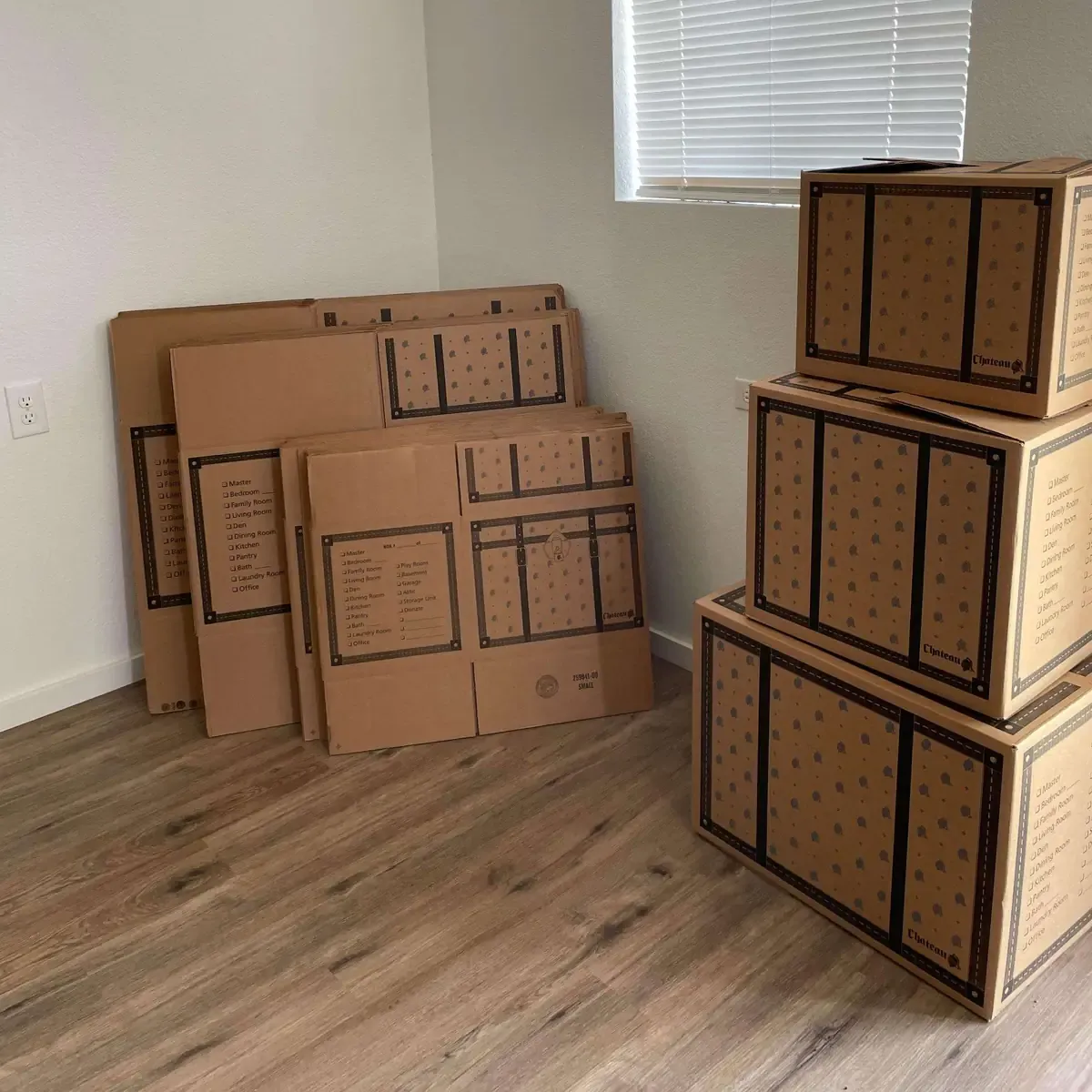 boxes for sale at storage facility