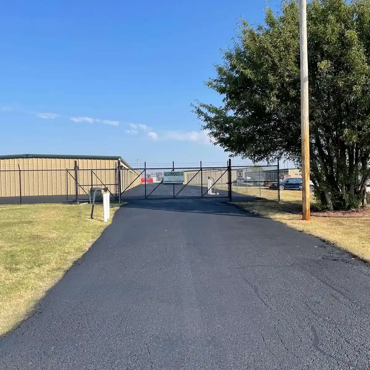 gated access to storage facility