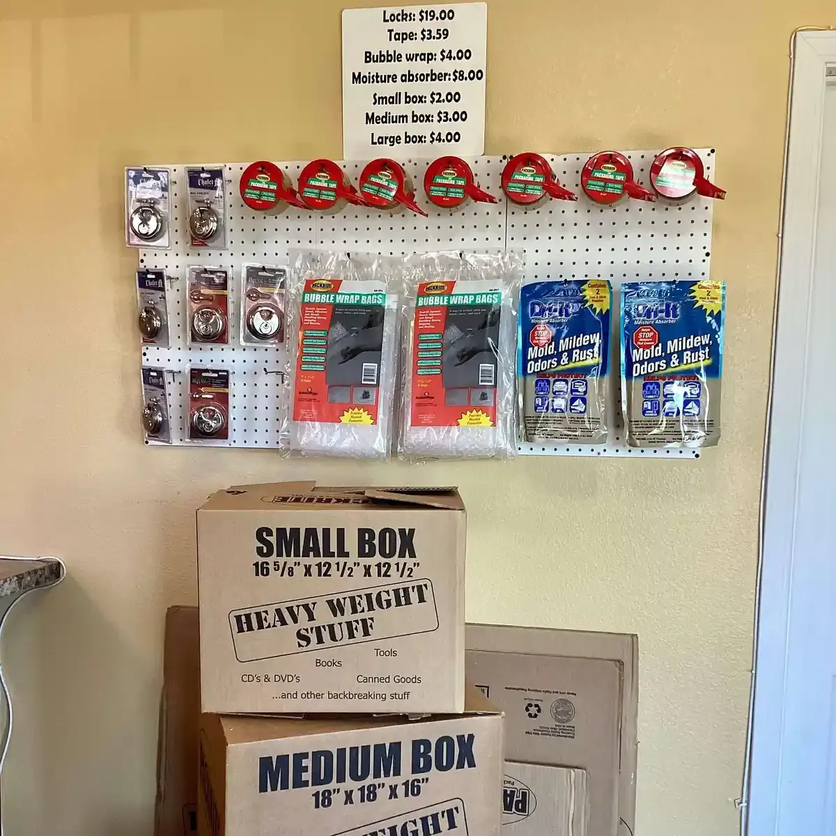 moving supplies in an office